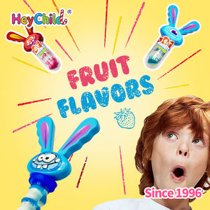 Sucettes Lapin Colorées Personnalisées en Gros avec Étiquette Privée, Saveurs Multiples, Délicieuses pour Partager et les Heures de Collation, OEM - Product Image 4