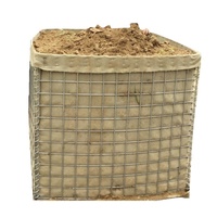 Clôture de barrière défensive Mi1 empilable enduite galvanisée lourde de 4mm 1.37x1.06x10m pour des soutes d'air de Paintball Bunker gonflable de mur