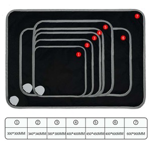 カスタムサイズペットポータブル防水Usb調節可能な温度犬猫暖房クッションパッドマット - Product Image 5