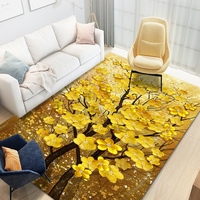 Tapis géométrique moderne sur mesure 120x180 cm en polyester, accessoires de maison simples pour chambre et cuisine, tapis fabriqué à la machine