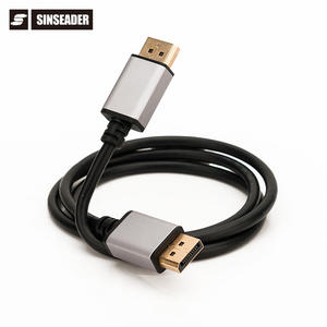 <span class=keywords><strong>Cable</strong></span> de puerto <span class=keywords><strong>Displayport</strong></span> de carcasa de aluminio, 1,4 v, 8K @ 60Hz/4K @ 120Hz, 32,6 Gbps, compatible con transporte multicorriente, buen <span class=keywords><strong>precio</strong></span> - Product Image 1