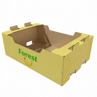 Cajas de Cartón Corrugado Reciclables y Reutilizables de 5 kg para Envasado de Frutas y Verduras Agrícolas (Pepino, Cereza, Huevo)