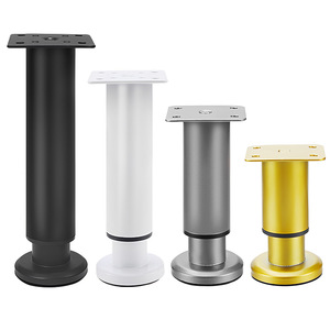 Pieds de meuble télescopiques réglables Wansheng 60-1100 mm, colonnes de support en métal pour table, lit, canapé - Product Image 5