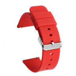 Red- silver button switch ear