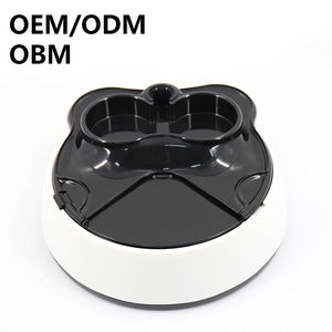 Intelligenter Automatischer Tierfutterautomat 1,6L Kapazität 4-Fach-Design Speichert Effektiv Verschiedene Futtertypen Trennt Nass-/Trockenfutter - Product Image 1