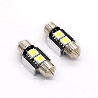 LANSEKO Lumières intérieures à LED C5W Ampoules à LED 31mm 36mm 39mm 42mm 5050 Canbus sans erreur 2SMD 12V Lampe à LED feston