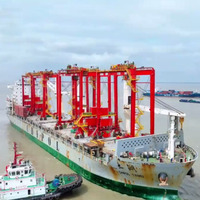 RTG-Gummibereifte Container-Portalkräne 25-80 Tonnen Hakenlift-Container-Straddle-Carrier für den Außenhafengebrauch