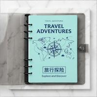Cuaderno de Viaje con Cubierta de PVC Personalizada, Diario de Lectura Transparente, Cuaderno de Estudiante