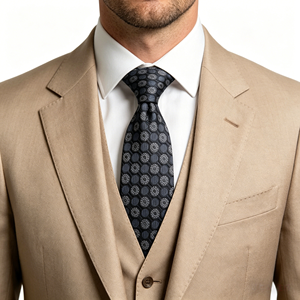 Cravate Classique Formelle pour Hommes, Cravates Rayées en Polyester pour la Vente en Gros - Product Image 2