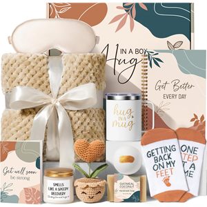 Personalized Gift Basket Women's Recovery Care <b>Set</b> Comfortable Blanket <b>Mug</b> Socks Candle UV Printed Self-Care Gift <b>Set</b> - Product Image 4