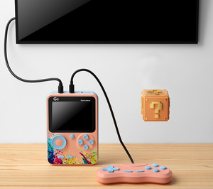 Máy chơi game cầm tay có dây G5, nhiều màu sắc, 500 trò chơi trong 1, màn hình màu độ phân giải 480x360, máy chơi game cổ điển - Product Image 6