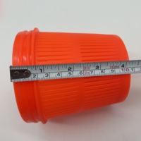 Nouvelle-Zélande Ling Pots Sac à appâts en plastique orange et bleu avec vis pour crabières et poissons