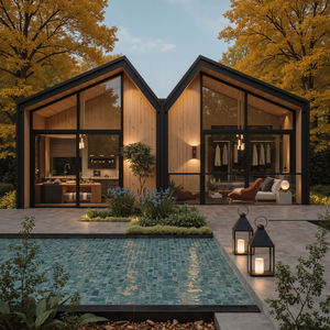 Casa Prefabricada de Acero con Diseño Modular de Lujo para Residencias Costeras y Complejos Turísticos, Casa Contenedor Modular - Product Image 2