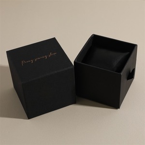 Caja de Reloj de Cartón Personalizada de 7.5*7.5 cm, Elegante y Ligera, con Cajón Deslizante, Color y Logotipo Personalizables, Contenedor para Joyas - Product Image 6