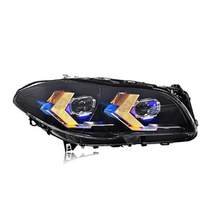 Conjunto de faros LED para BMW Serie 5 F10 con señal de giro secuencial y luz diurna - Product Image 4