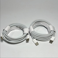 Câble de données Type-C à charge rapide 60W, double tête tressée, longueurs 1M 2M 3M, câble de charge rapide PD C-C