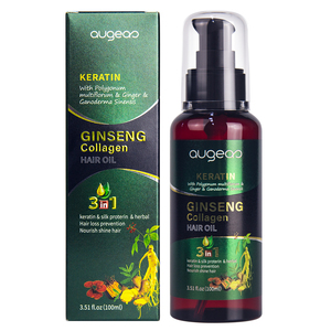 Sérum capillaire à l'huile de ginseng, collagène et kératine Augeas Brand 100 ml - Product Image 5