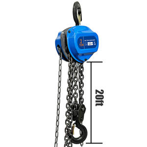 รอกโซ่แบบมือหมุน HSZ-C รับน้ำหนัก 2 ตัน (4400 ปอนด์) ความสูงยก <span class=keywords><strong>20</strong></span> ฟุต - ได้รับการรับรองมาตรฐาน ASME B30.21 และ OSHA - จัดส่งจากคลังสินค้าในสหรัฐอเมริกาภายใน 2 วัน - Product Image 3