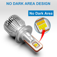 NAOEVO S4 PRO 3 Color Led Faro Focos H4 Led Dual Car Light H7 H11 Luz Led Para Auto 9005 9006
