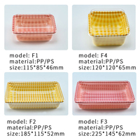 Boîtes jetables avec couvercle pour Tiramisu et gâteau mousse mille-feuilles, emballage de dessert pour pique-nique, conteneur à salade enroulable