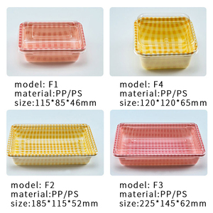 Boîtes tiramisu boîtes à gâteaux mousse mille couches pique-nique jetable dessert et emballage de gâteau rouleau emballage récipient à salade - Product Image 2