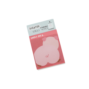 Creative Novelty Pig <b>Butt</b> Shape Standing Scented Self Adhesive IFRA Compliant Customizable Kids Student Memo <b>Pad</b> - Product Image 3