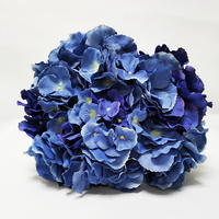 Fleurs d'hortensia artificielles en soie, fleurs artificielles réalistes pour mariage, décoration de la maison, bouquets