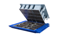 Vente chaude Décoratif Kerbstone Emboîtement Résistant À L'usure En Acier Ciment Brique Die Paver Moule Zenith 940 Bloc Faisant La Machine