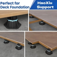 Support de sol polyvalent et réglable en plastique pour carreaux de terrasse et revêtements de sol