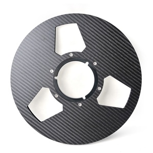 Bobina Vuota in Fibra di Carbonio da 10 Pollici e 10,5 Pollici per Nastro a Bobina, Adattatore NAB per Registratore Master Audio Hi-Fi - Product Image 1