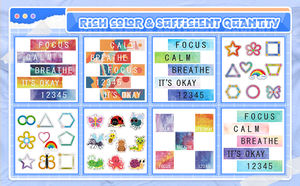 <span class=keywords><strong>Siti</strong></span> calmanti per i colori dell'ansia per lo stress stress posto oggetti sensoriali ansia fidget anti stress adesivo testurizzato - Product Image 6