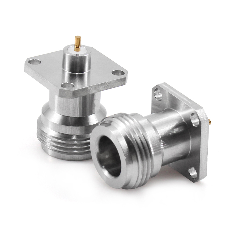 XINQY Stainless Steel NTFM0306F09-M DC-18GHz N-Female 4-Hole
