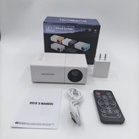 Projecteur à courte focale X323 Hy300 Pro Plus 720p avec Wifi 6 Android OS 150 Ansi, mini projecteur portable pour cinéma maison en extérieur