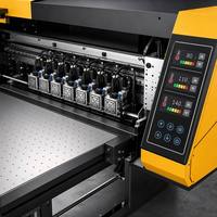 Imprimante DTF automatique à 6 têtes Epson, 65 cm, CMYK, blanc pigmenté, rouleau à rouleau, machine DTF pour transfert thermique sur vêtements