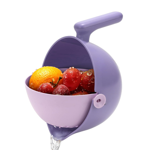 Nouveau produit : Panier égouttoir en plastique multifonctionnel pour cuisine domestique, passoire de rangement pour évier et plateau à fruits - Product Image 1