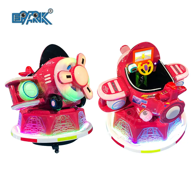 Aviator One Kiddie Rides giochi di divertimento a gettoni rotazione 3d macchine per bambini