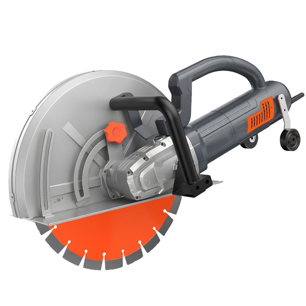 Industrial Brushless AC Wall Slotting Machine - High Power 220V Electric Concrete Cutter with Lightweight Design