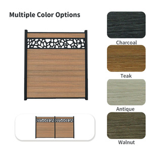 Valla Temporal <span class=keywords><strong>de</strong></span> Privacidad <span class=keywords><strong>de</strong></span> <span class=keywords><strong>Madera</strong></span> y Plástico Compuesto, Material <span class=keywords><strong>de</strong></span> Construcción para el Hogar, Poste <span class=keywords><strong>de</strong></span> WPC, Valla <span class=keywords><strong>de</strong></span> Jardín <span class=keywords><strong>de</strong></span> WPC para Piscina Exterior - Product Image 2