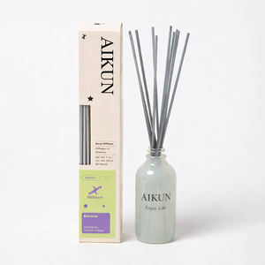 Aikun Custom Natural Long Lasting Reed <b>Diffuser</b> Home Fragrance Aromatherapy Oil <b>Diffuser</b> for Bathroom Office - Product Image 1
