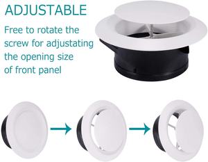 טרי אוויר Vent מכסה פלסטיק אוויר שסתום - Product Image 2