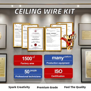 Kit de <span class=keywords><strong>suspension</strong></span> <span class=keywords><strong>pour</strong></span> éclairage de plafond acoustique en <span class=keywords><strong>acier</strong></span> galvanisé Kit de <span class=keywords><strong>suspension</strong></span> <span class=keywords><strong>pour</strong></span> <span class=keywords><strong>luminaire</strong></span> en <span class=keywords><strong>acier</strong></span> inoxydable Câble de soudage - Product Image 6