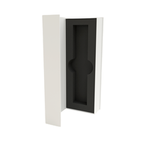 Boîte à cartouche rigide en carton recyclable de luxe avec fermeture magnétique, design personnalisé, gaufrage, pelliculage mat, insert en mousse EVA de 1 ml/1 gramme