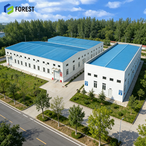 Structure en acier préfabriquée robuste pour entrepôt logistique avec système de porte à rouleaux automatique, usine certifiée ISO9001 - Product Image 1