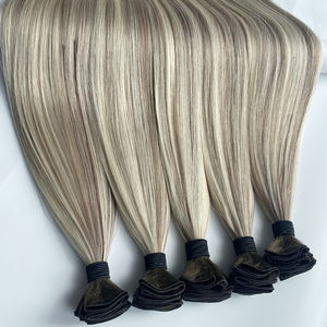 Натуральные прямые волосы с двойным вытягиванием - Product Image 3