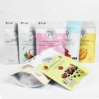 Sachet Doypack refermable pour fruits secs, emballage alimentaire à fond plat, anti-odeur, en Mylar avec fermeture éclair