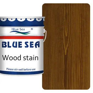 Bluesea Walnut Oil Based High Concentration Or Low Concentration Coffee Colored Wood Stain For Wood Deco Paint