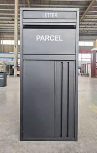 Boîte <span class=keywords><strong>aux</strong></span> <span class=keywords><strong>lettres</strong></span> intelligente d'extérieur en métal avec grand espace <span class=keywords><strong>pour</strong></span> la livraison de <span class=keywords><strong>colis</strong></span> et de journaux - Product Image 4