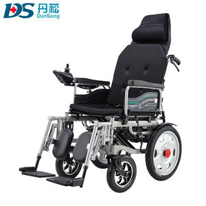 Fauteuil roulant électrique pliable portable léger en aluminium avec batterie au lithium pour handicapés - Product Image 1