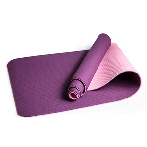 <span class=keywords><strong>Tappetino</strong></span> Yoga in TPE Bicolore 183*61cm, Allargato e Ispessito, Ecologico per <span class=keywords><strong>Fitness</strong></span> - Product Image 2