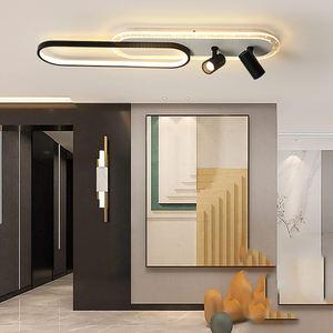 Luces LED Modernas de Tendencia para el Hogar, Iluminación Decorativa de Techo, Instalación Superficial, Lámpara Lineal para Dormitorio - Product Image 1